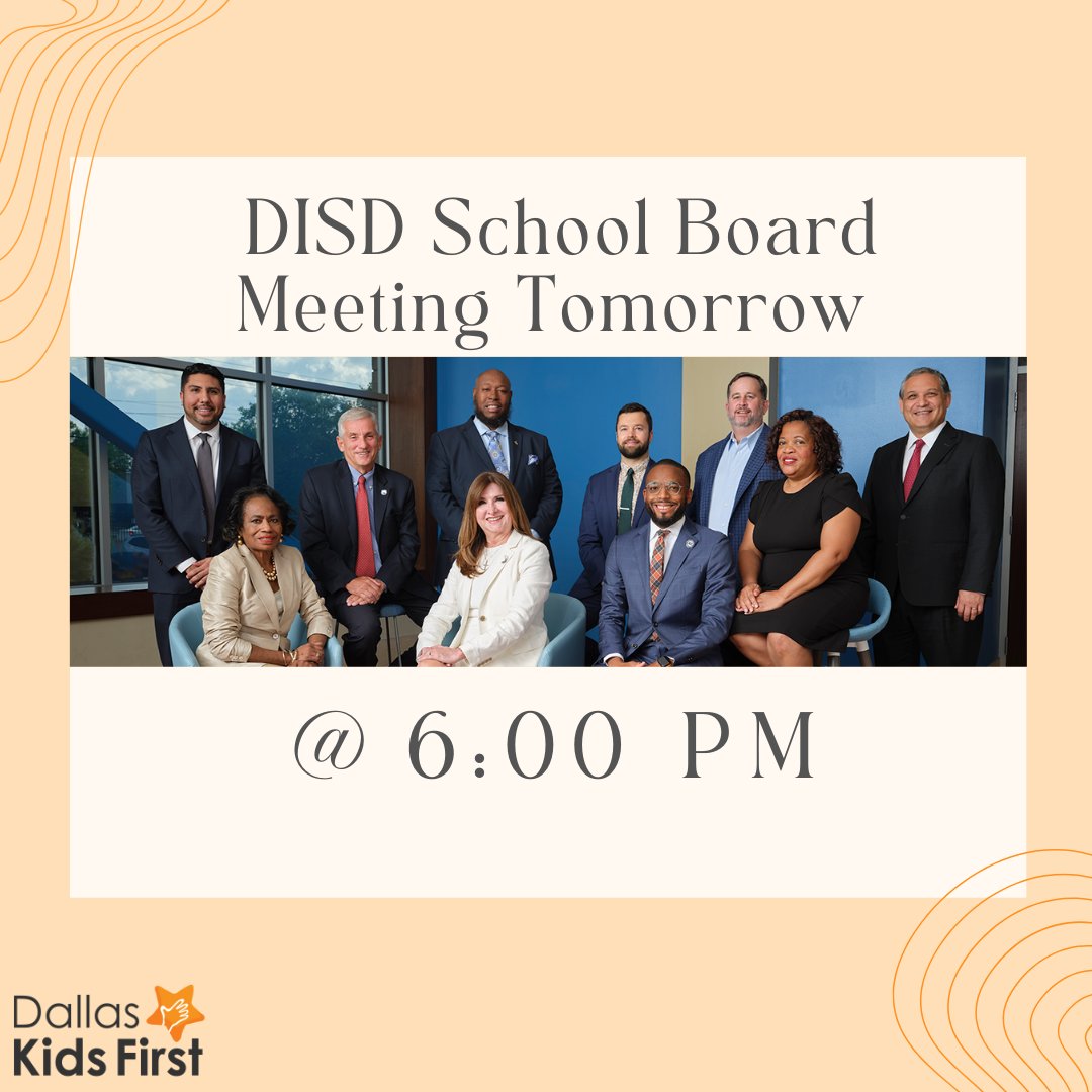 The Dallas ISD Board Meeting, Starts at 6 pm tomorrow. Watch online using this link bit.ly/Disdboard

#disd #dallas #dallasisd #dallastx #instagramteachers #dallaskidsfirst