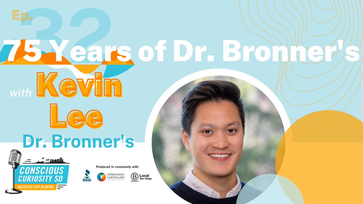 I am excited to share the recent episode of Conscious Curiosity SD, Celebrating 75 Years of Dr. Bronner’s, where I was a featured guest, talking about the rich history of <a href="/DrBronner/">Dr. Bronner's</a> and keeping our values at the forefront of our business.

Listen here! jailbreakleadership.com/podcasts/