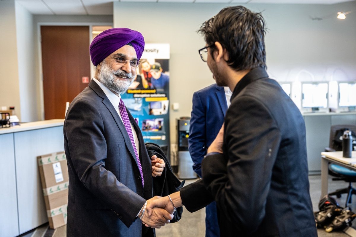 WPCareySchool's tweet image. India ambassador visits with students, faculty to learn about ASU innovation: Leaders from W. P. Carey and other colleges with large Indian student enrollments met Taranjit Sing Sandhu. bit.ly/3ZgHl4S via @asunews #GlobalEngagement #TechPartnerships