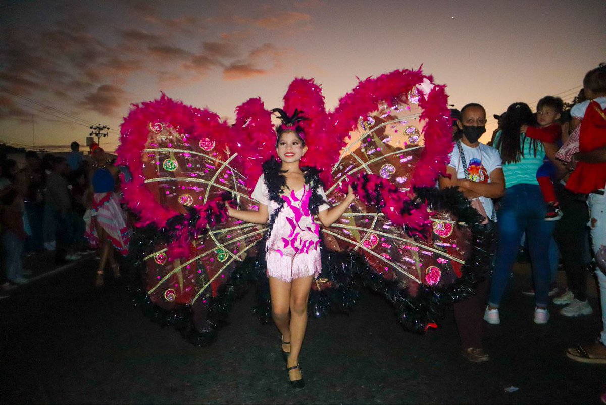#22Feb La festividad carnestolenda finalizó el día de ayer con el 2do día de desfile, donde participaron 14 carrozas, 58 agrupaciones de danzas y disfraces, para un total de 1.800 personas participantes y la asistencia de más de 65 mil larenses.