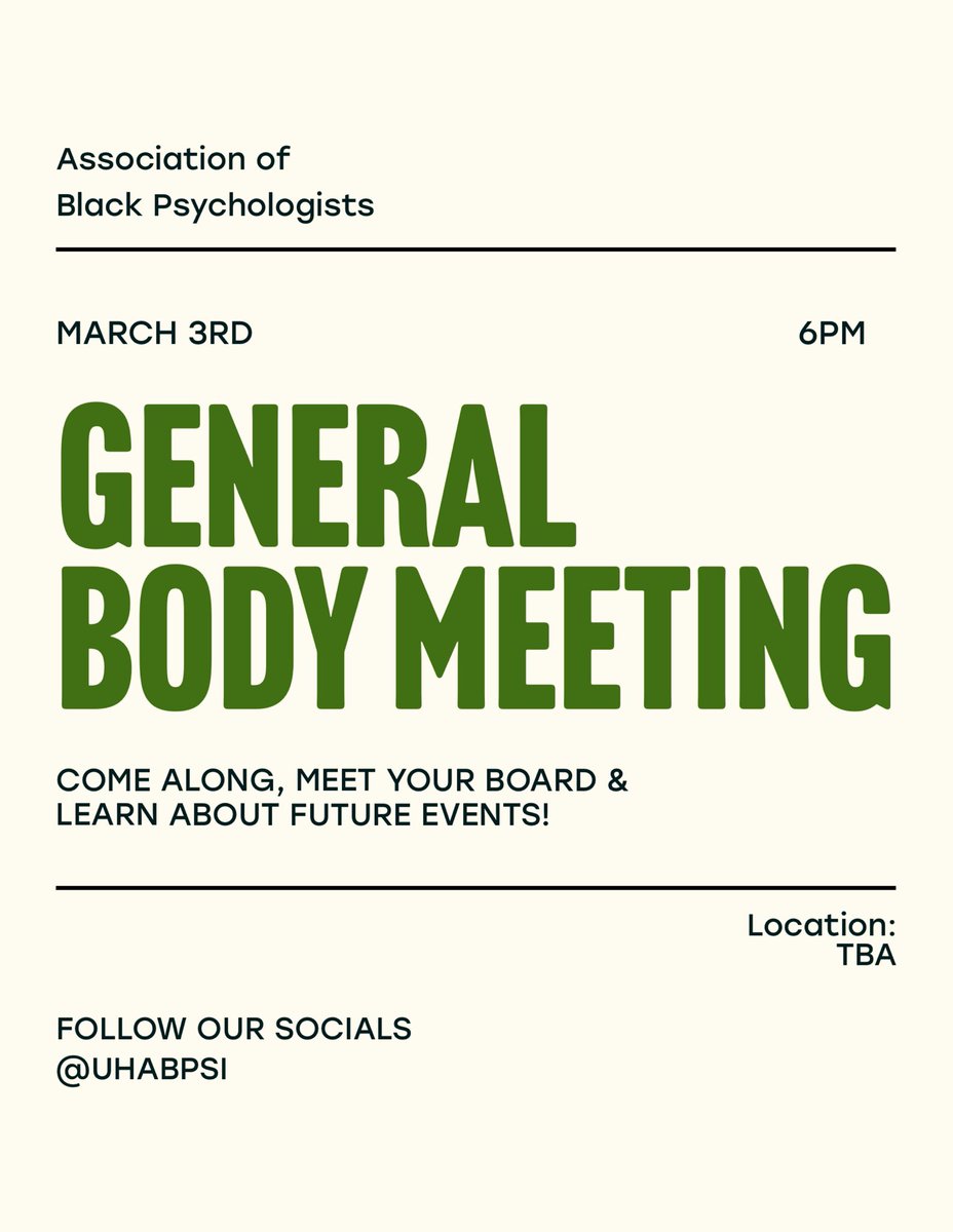 we’re back! learn about future events, your e-board, and play some games in our upcoming board meeting. Location will be updated soon. 🤍