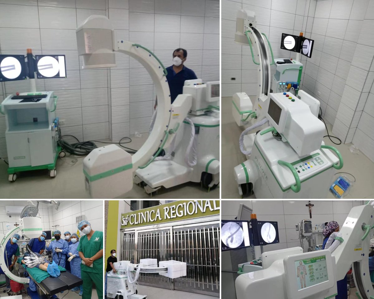 PerloveMedical's tweet photo. Thanks to our private clinic customer in #Peru who chose #PLX7000B, the clinic has used the machine for several #ERCP #PCNL #orthopedic and #traumatology procedures since its installation.Surgeons have been satisfied with the clarity of the images. #medicaldevice #installation https://t.co/UNNLGOTURn