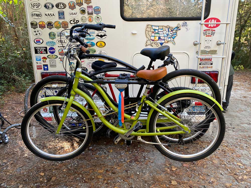 TravelTrailSail's tweet photo. We love having bikes when we camp. We share some great RV bike rack options and ways to bring your bicycles camping.  

https://t.co/fWLan49cTV https://t.co/u1BfcsfpNH