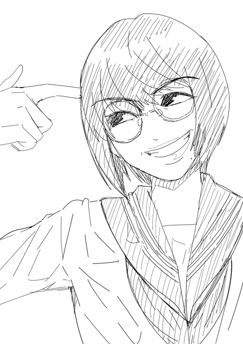 新しい学校のリーダーズのSUZUKAさん見ながら描いた 