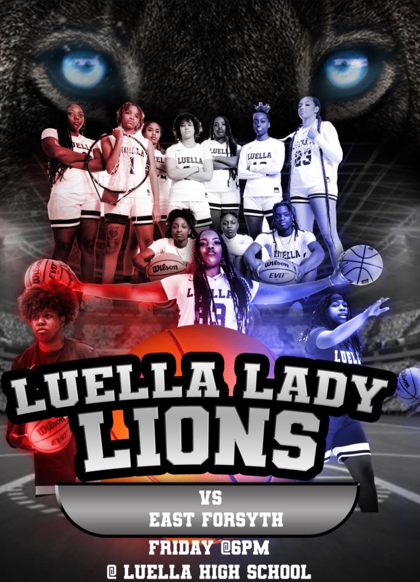 Luella High School Athletics (@michelleahmad9) on Twitter photo Calling ALL Lions! We need you in the Den Friday at 6 pmπ¦ <a href="/LuellaHS_HCS/">Luella High School</a> <a href="/LuellaGirls/">Luella Girls Basketball</a> <a href="/AthleticsHenry/">Henry County Schools Athletics</a> Calling ALL Lions! We need you in the Den Friday at 6 pmπ¦ <a href="/LuellaHS_HCS/">Luella High School</a> <a href="/LuellaGirls/">Luella Girls Basketball</a> <a href="/AthleticsHenry/">Henry County Schools Athletics</a>