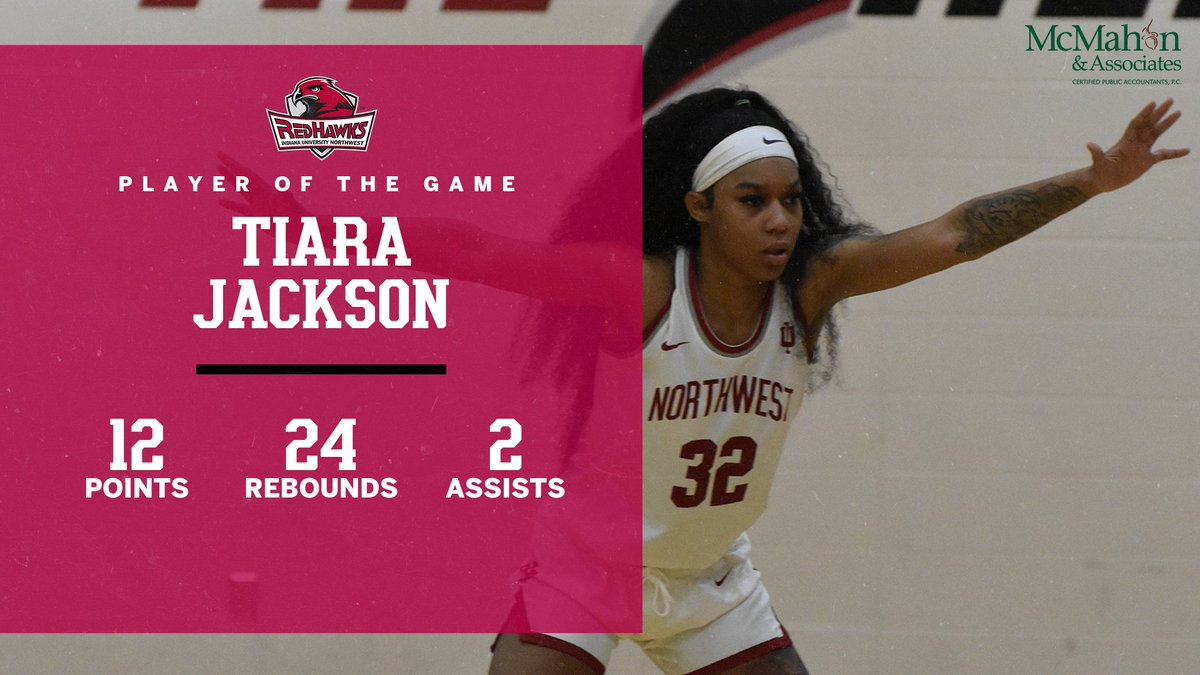 Tiara Jackson is our McMahon &amp; Associates Player of the Game