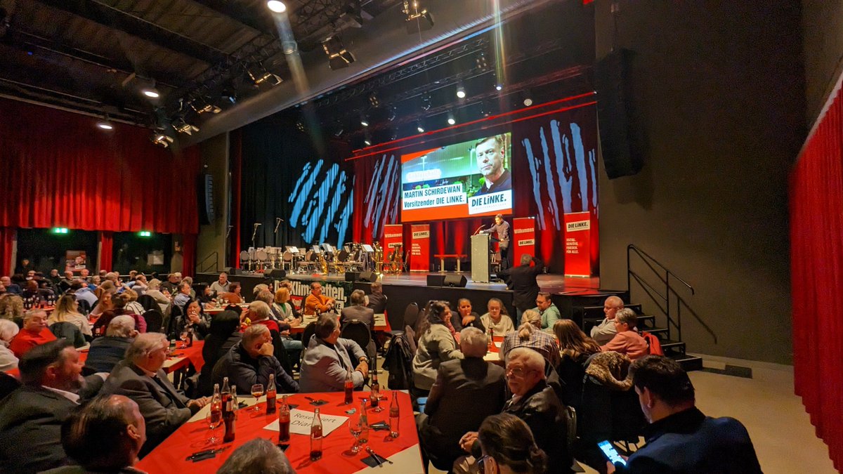 Heute auf dem politischen Aschermittwoch der saarländischen Linken.