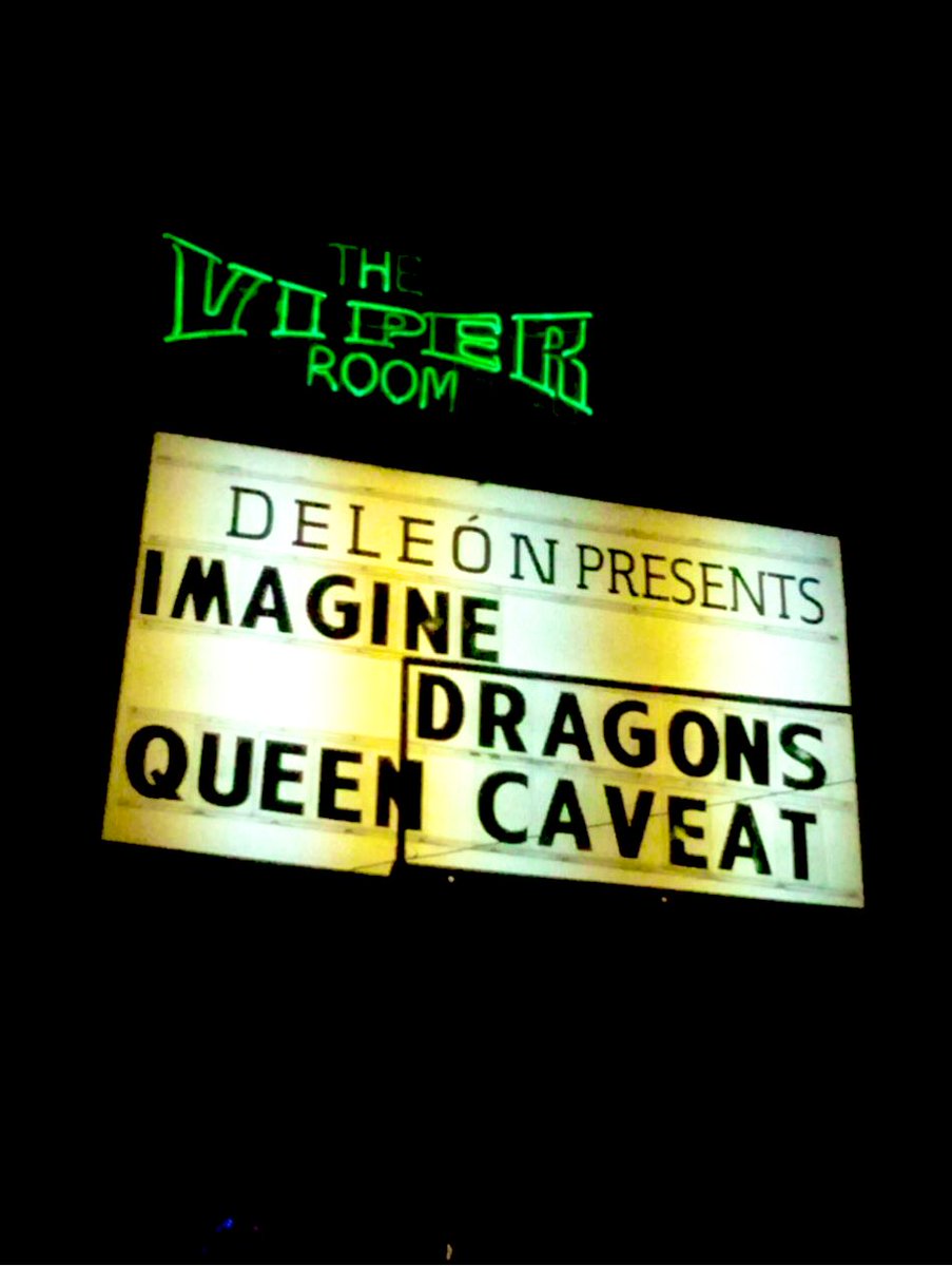 11 years ago when <a href="/Imaginedragons/">Imagine Dragons</a> were playing small clubs… I miss going to the Strip &amp; hanging out <a href="/theVIPERroom/">The Viper Room</a> #WbW