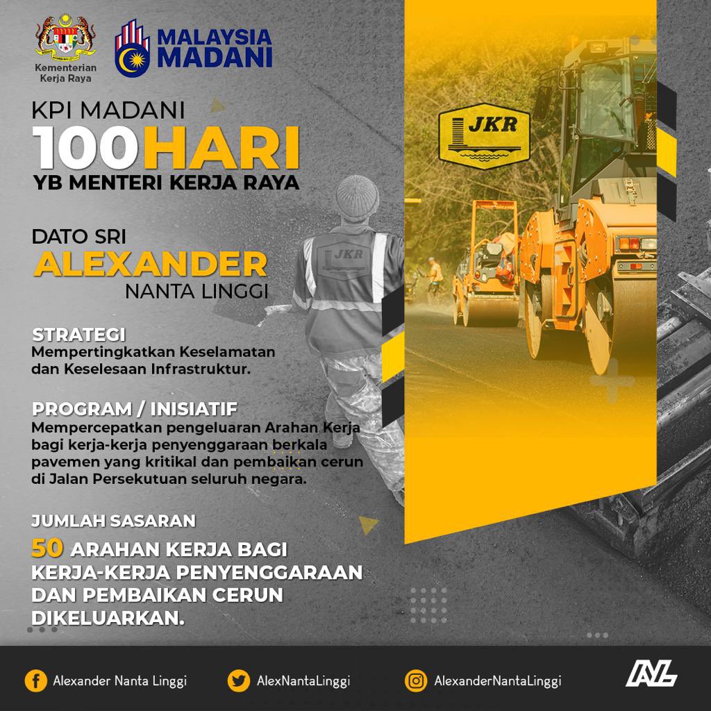 3. Mempercepatkan Pengeluaran Surat Setuju Terima (SST) kepada syarikat yang berjaya dalam urusan perolehan

#KementerianKerjaRaya
#KKR
#MalaysiaMadani
#kkrmadani
#AlexJagaJalan
#Infrarakyat
#JKR
#LLM
#kearahkesejahteraanrakyat
#cidb
