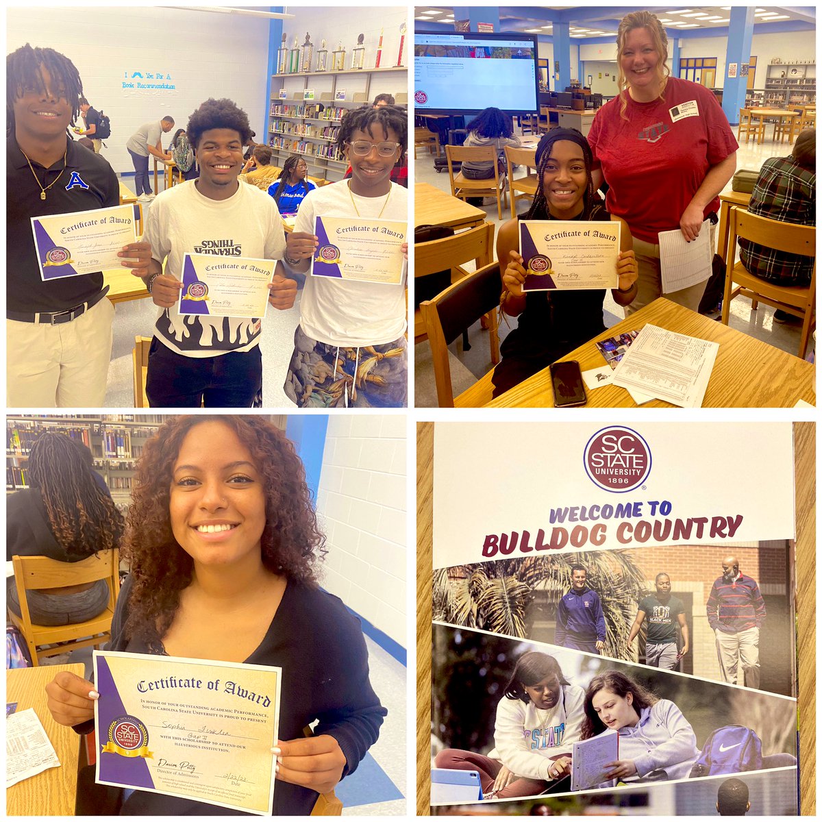 Hawks get offers on the spot! Thank you South Carolina State University for your presentation and offers! <a href="/HillsboroughSch/">Hillsborough Schools</a> <a href="/Armwood_HS/">Armwood High School</a> <a href="/DinaLangston/">Dina Langston</a> #hbcu #jointhehunt @ArmwoodAcademy <a href="/SCSTATE1896/">SC State University</a>