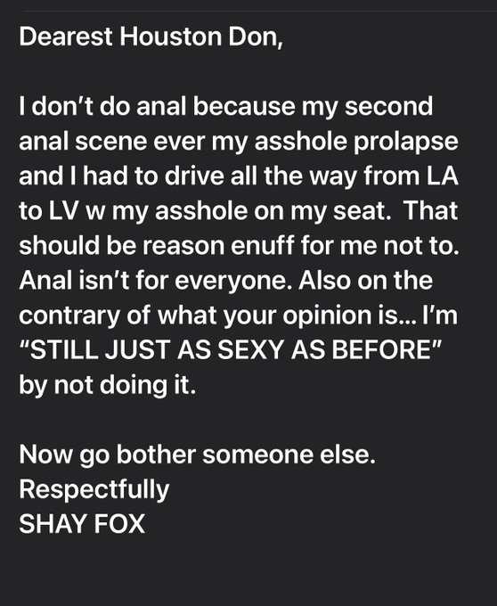 Email reply to a &ldquo;fan&rdquo; . Politely I told him to Fuk off!! https://t.co/RZ48vjIJIS<a href="/tag/frenchbulldog"class="tags"><span>#frenchbulldog</span></a><a href="/tag/mommasboy"class="tags"><span>#mommasboy</span></a><a href="/tag/sirhenry"class="tags"><span>#sirhenry</span></a><a href="/tag/connecte"class="tags"><span>#connecte</span></a>