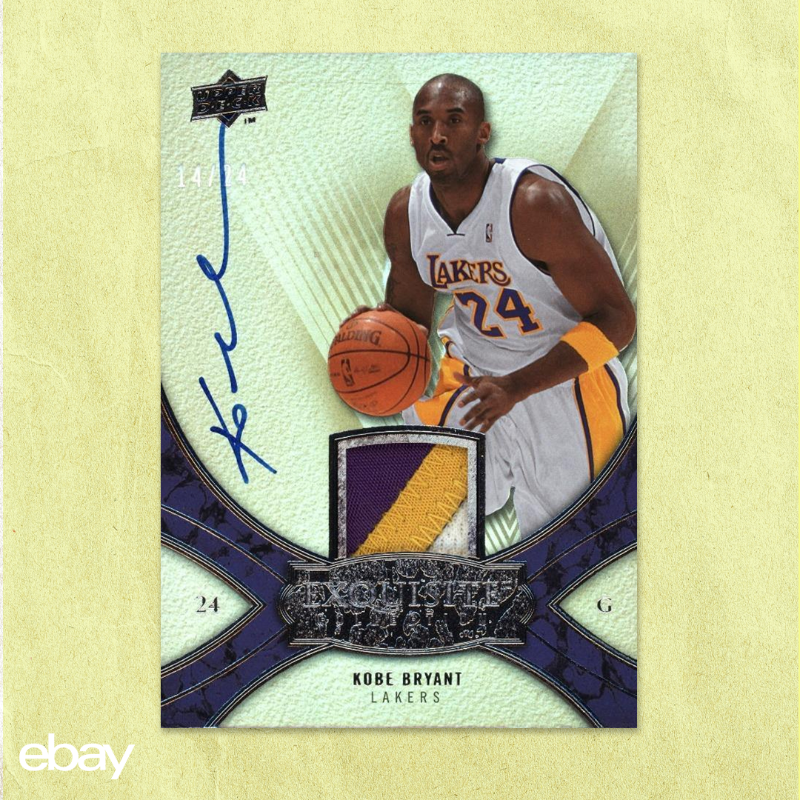 eBay's tweet photo. Don't miss @hoodyscollectibles' first eBay-exclusive sports cards auction. Whether you’re searching for vintage beauties or more modern variants, Hoody’s has gems from every era. Get what’s good before it’s gone. #exclusiveauction