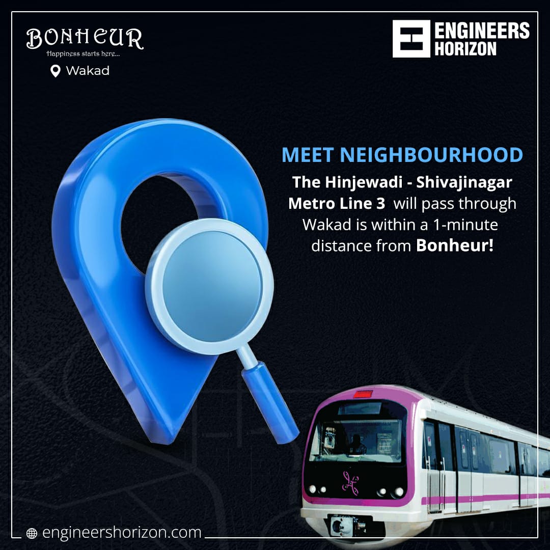 EngineersHoriz1's tweet photo. Bonheur near Bhumkar Chowk is just 1 minute away from the metro project.🚇

https://t.co/WxyQGanPq7

#EngineersHorizon #Bonheur #bonheurwakad #neighbourhood #meeting #freshapartments #lavishflats #ownaluxuryhome #propertyinpune #investmentproperty #furnishedflatsinpune https://t.co/tuhjaP05vs