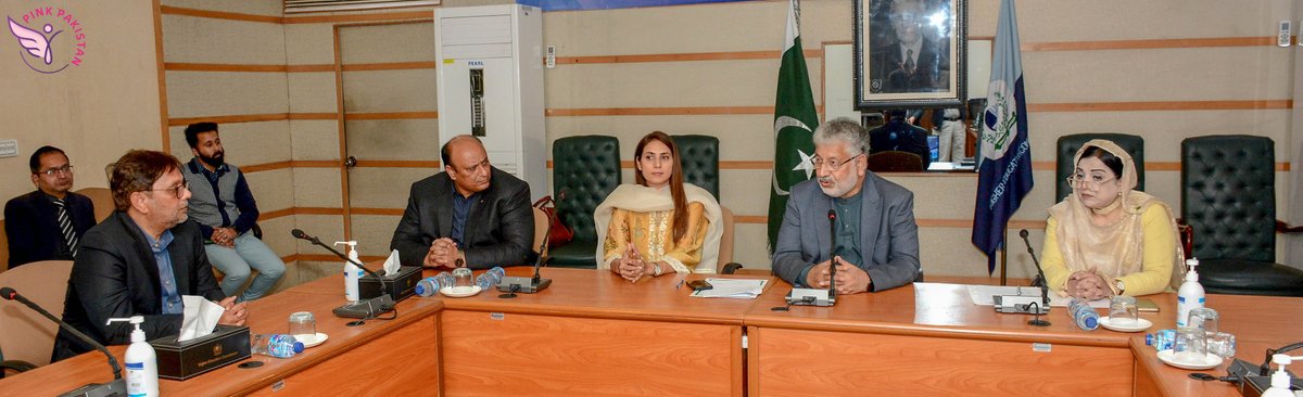 PakistanPink's tweet photo. MOu Signing ceremony, held at HEC Secretariat in Islamabad, was presided over by Chairman HEC Dr. Mukhtar Ahmed. The LoI was signed by President, Pink Pakistan Dr. Zubaida Qazi and Director General, National Academy of Higher Education (NAHE) HEC Mr. Muhammad Faisal Butt. https://t.co/rYUuesAUv8