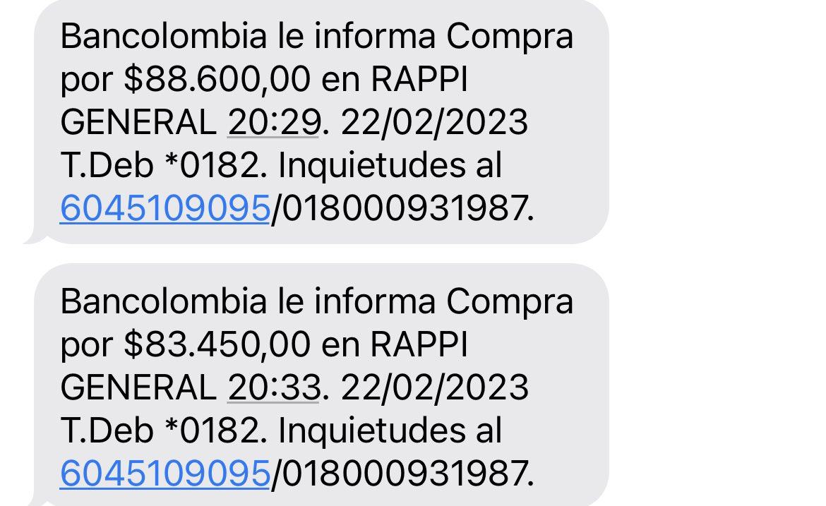 parasicologo's tweet photo. Vuelve y juega @RappiColombia me están debitando de mi tarjeta débito 3 cobros que no he hice yo, ósea que seguridad tienen ustedes, no podemos confiar en ustedes quiero una respuesta inmediata https://t.co/MNYlAnClnc