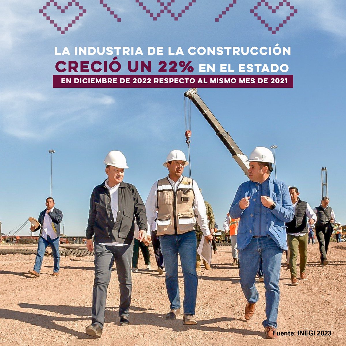 AlfonsoDurazo's tweet photo. Comparto con ustedes que se ha recuperado plenamente la industria de la construcción en nuestro estado, de acuerdo a la Encuesta Mensual a Empresas de la Construcción del Inegi…
1/3 https://t.co/mUnEfGRwAy