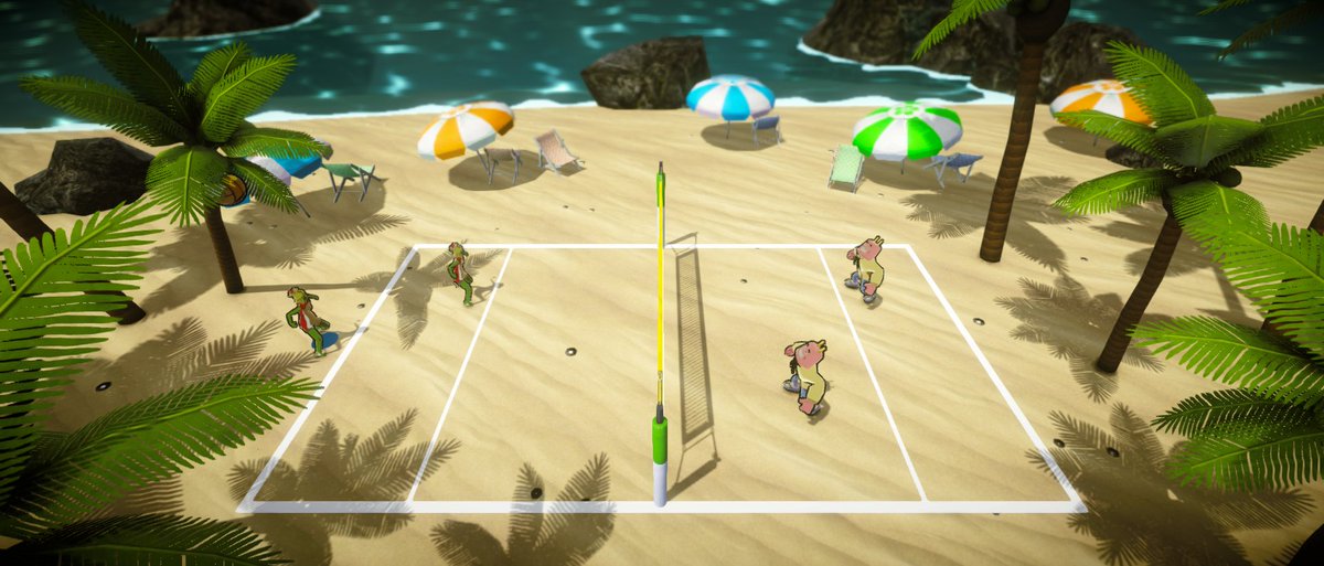 OPaoGameStudio's tweet photo. *🍹 🌊 Beach music playing on the background *
WIP from Volin's main level 🏐👋
#indiegame #gamedev #IndieGameDev #madewithunity #casualgame #volleyball https://t.co/UlQQ0lU48R