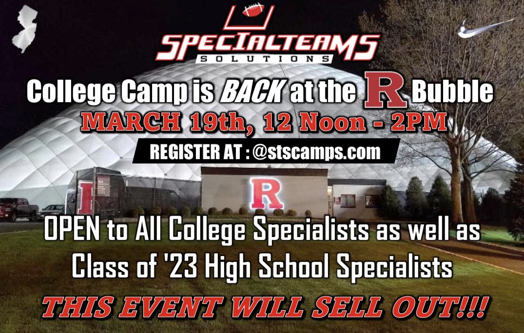 STS Kicking Camps on Twitter and learn with northeast’s best at the College Player