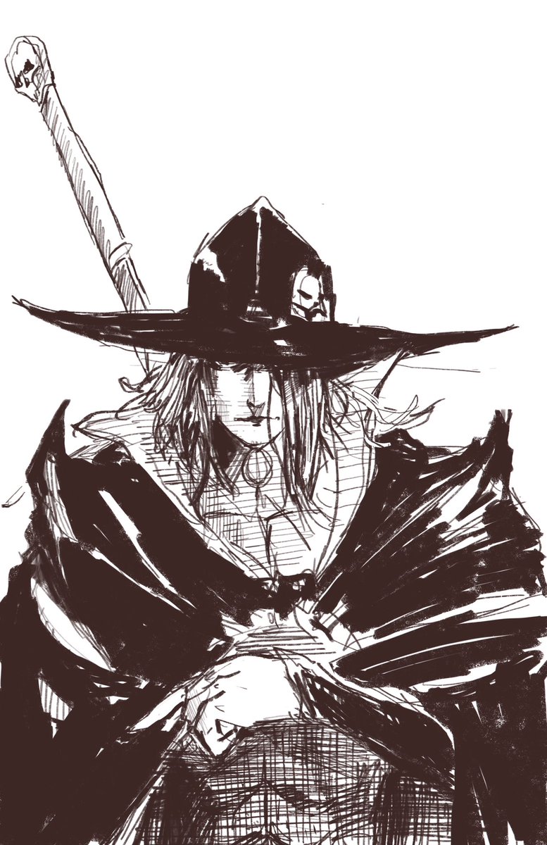 JeksetArt's tweet photo. my boy @hell_spawns drew D so now I have to draw Hunter D. https://t.co/hj55F0qIVv