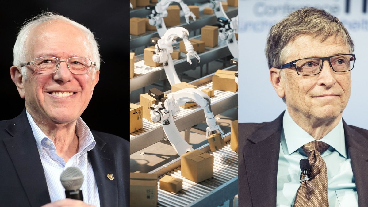 jamesvgingerich's tweet photo. Robot-tax: Bernie Sanders backs Bill Gates to kill #Automation impact on humans. (Interesting Engineering) #Robots #Robotics #JustPlainWrong https://t.co/jmNHoZI27L https://t.co/MM9tJOnxSN