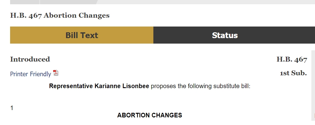 ppacutah's tweet photo. And that's it - #Hb467 passes 5-2 to advance to the Senate. One more chance to consider this bill with two votes on the Senate floor later this week.
Just a reminder: #Hb467 ends abortion access in #UT. It won't be the last abortion bill in #UT, but it will do the most harm. https://t.co/z6cRMhcPkr