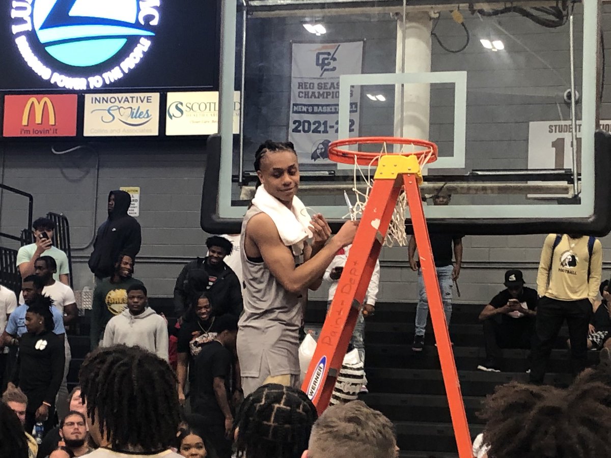 Jonathan Bym (@jonathan_bym) on Twitter photo .<a href="/pinecrestbball/">Pinecrest Basketball</a> graduate Bradlee Haskell cuts down the nets after <a href="/UNCP_MBB/">UNCP Men's Basketball</a> secured the Conference Carolinas regular season title tonight. .<a href="/pinecrestbball/">Pinecrest Basketball</a> graduate Bradlee Haskell cuts down the nets after <a href="/UNCP_MBB/">UNCP Men's Basketball</a> secured the Conference Carolinas regular season title tonight.