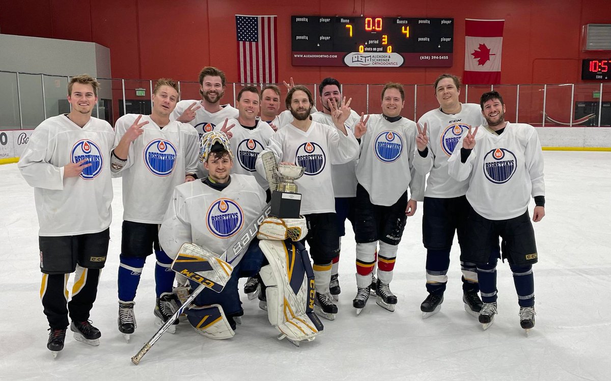 Congrats to the No Regretzkies for winning their 2nd consecutive CAHL Gold Championship for the Fall 2 session.