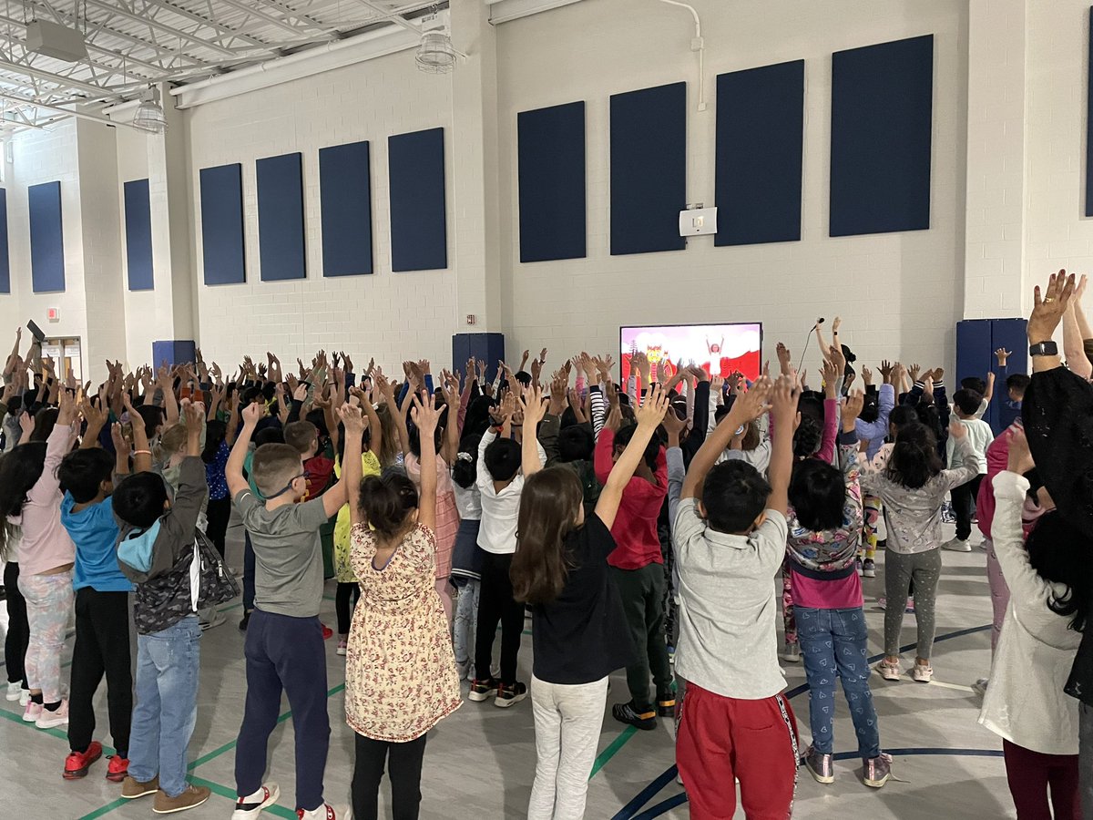 Our school is heart healthy! Kindergarten through fifth graders participated in the healthy heart challenge.