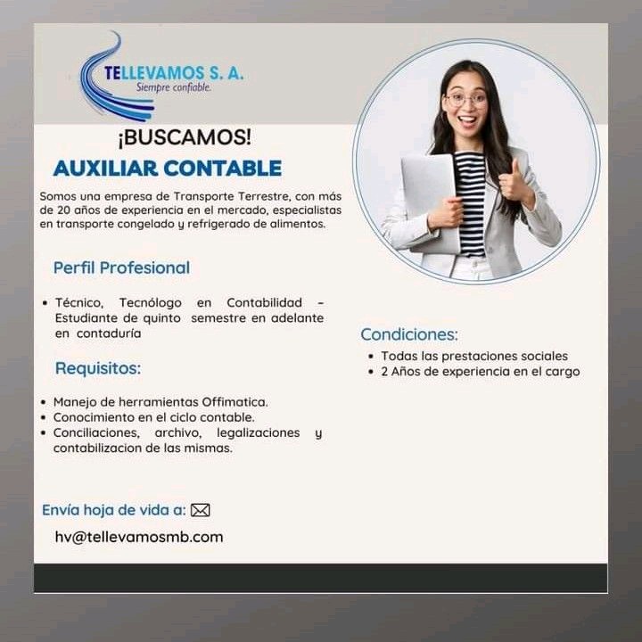 EmpleosColombia (@trabajoshay3) on Twitter photo 