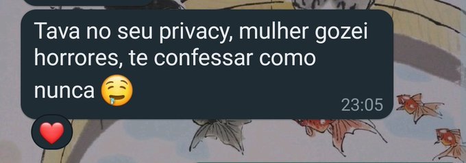 J&aacute; foi l&aacute; no meu privacy me ver ? https://t.co/RH3IeQczHC