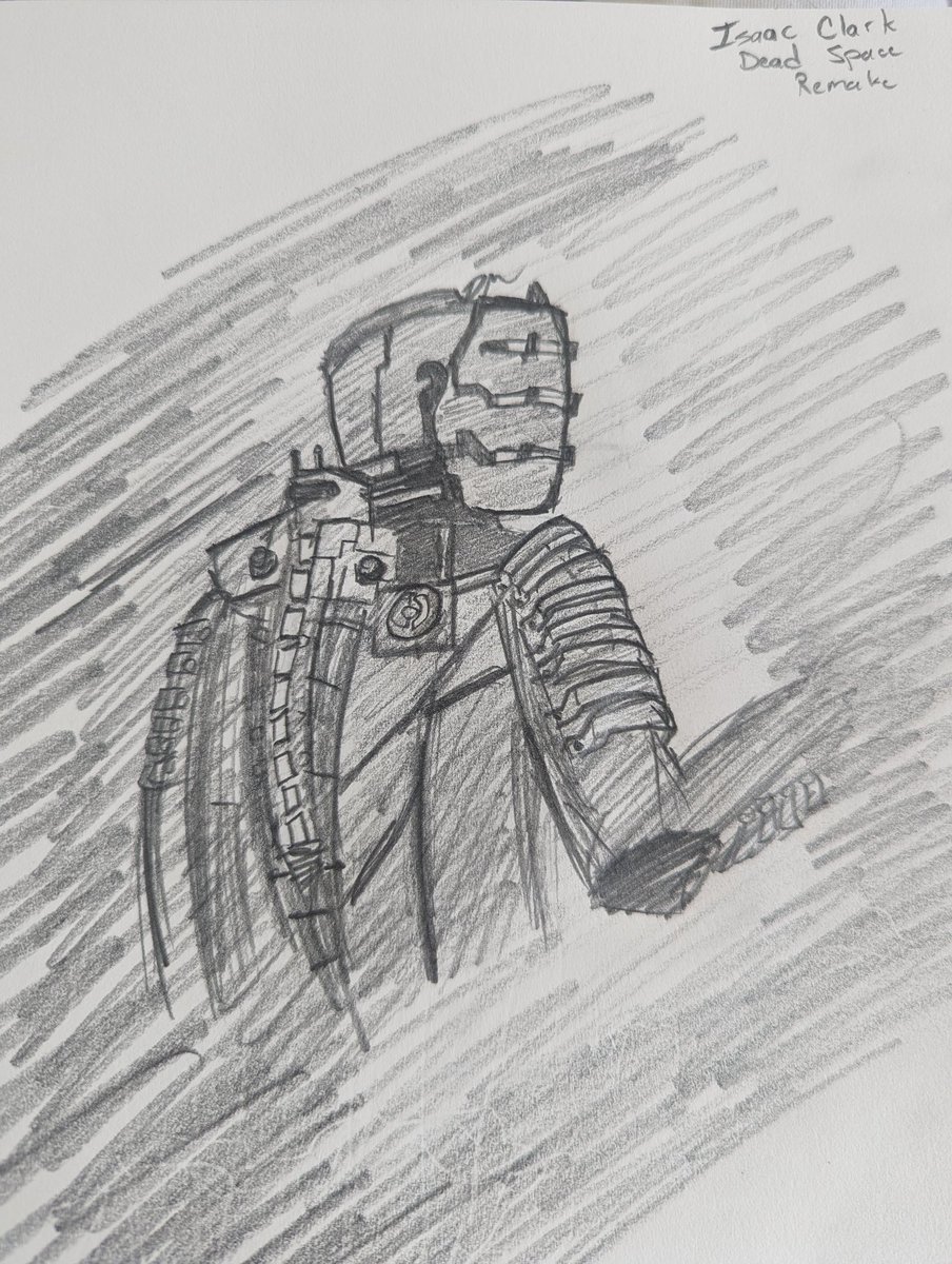 D0C_Plays's tweet photo. So, I've recently started a sketchbook, and in my down time, I sketch up things from games I've been covering on my YouTube channel. These are the 2 #DeadSpace sketches I've made so far! #VoidDoc #Sketches #Art #Gaming https://t.co/ASoOHKnTWZ