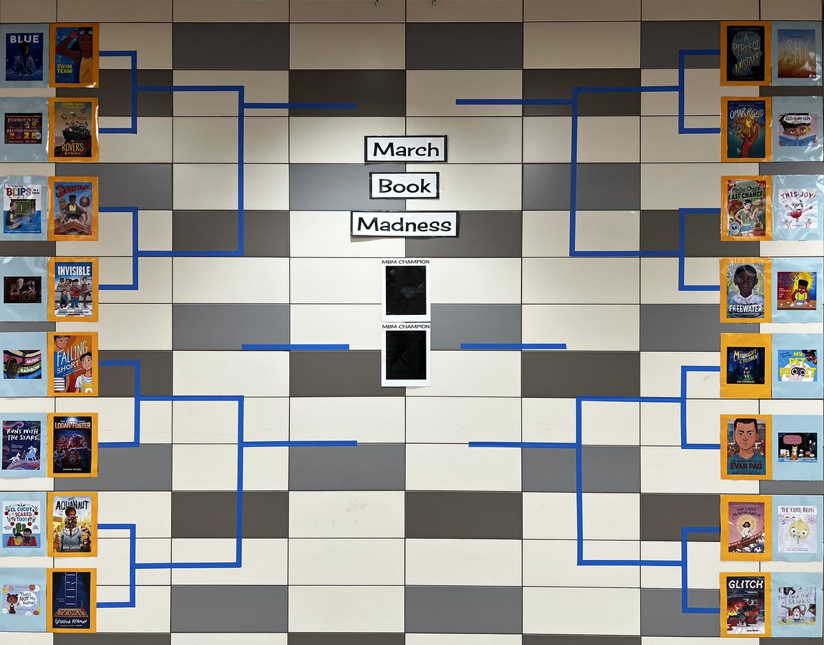 susiebeek's tweet image. LET THE MADNESS BEGIN! March Book Madness is here! This year we have a double bracket, picture books and chapter books all in one. Voting starts next week @ayerelementary #growingreaders #lovetoread