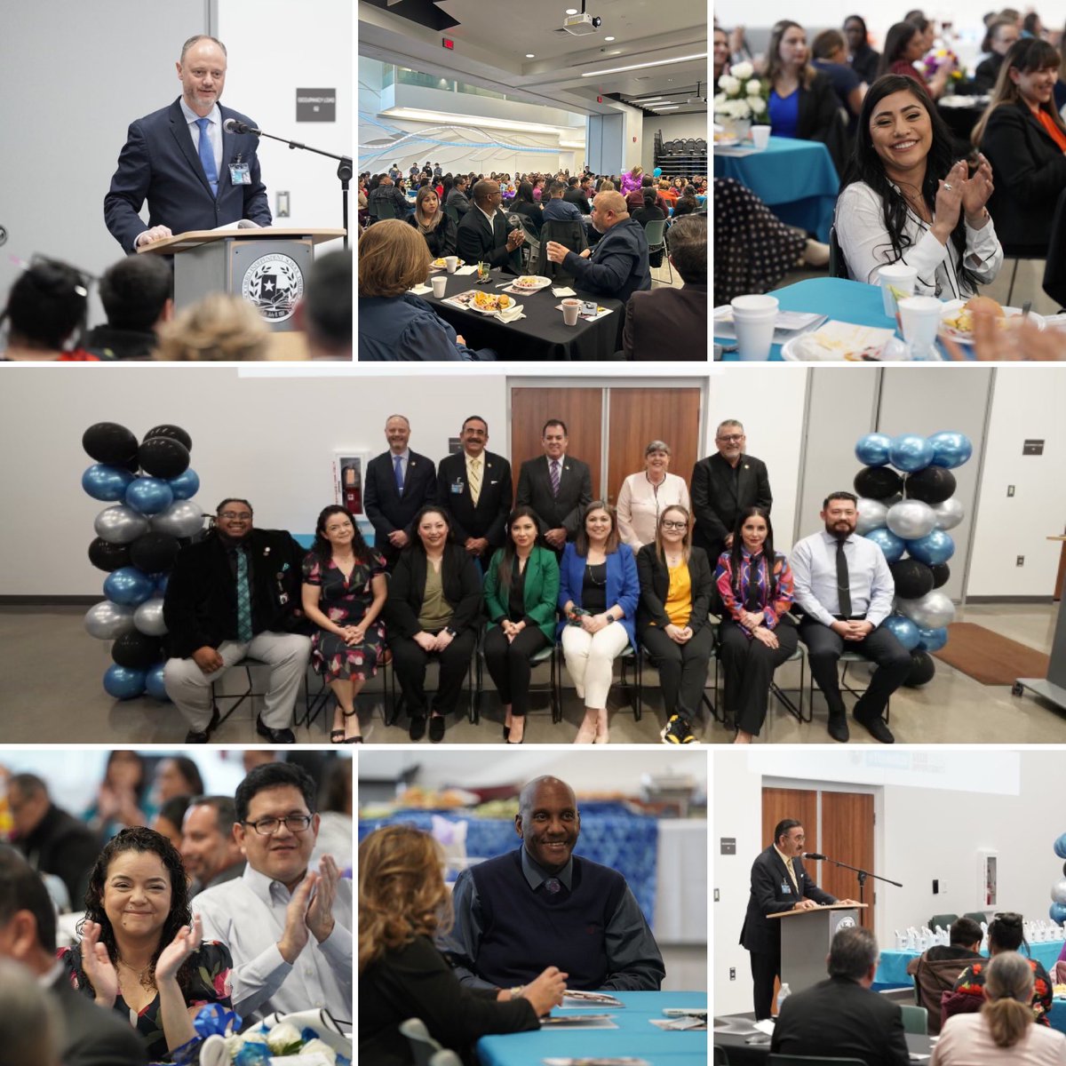 SocorroISD's tweet photo. #TeamSISD celebrated the 2023 Campus Teachers of the Year at the Elite 8 Reception and Announcement. These teachers were honored for their dedication to students, their excellent contributions to the profession, and their exemplary teaching. Congratulations! https://t.co/dVikTpZu0X