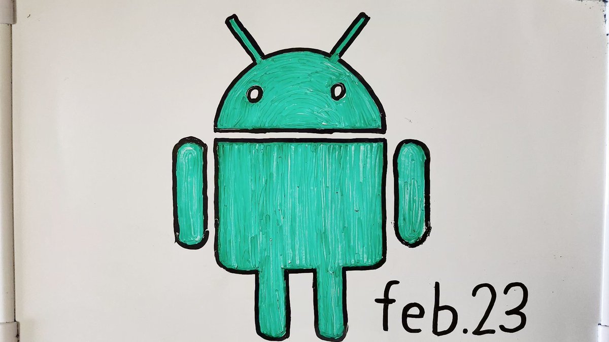 adamantomu7533's tweet image. Androidrobot
 #Android
 #Androidrobot
 #ホワイトボードアート