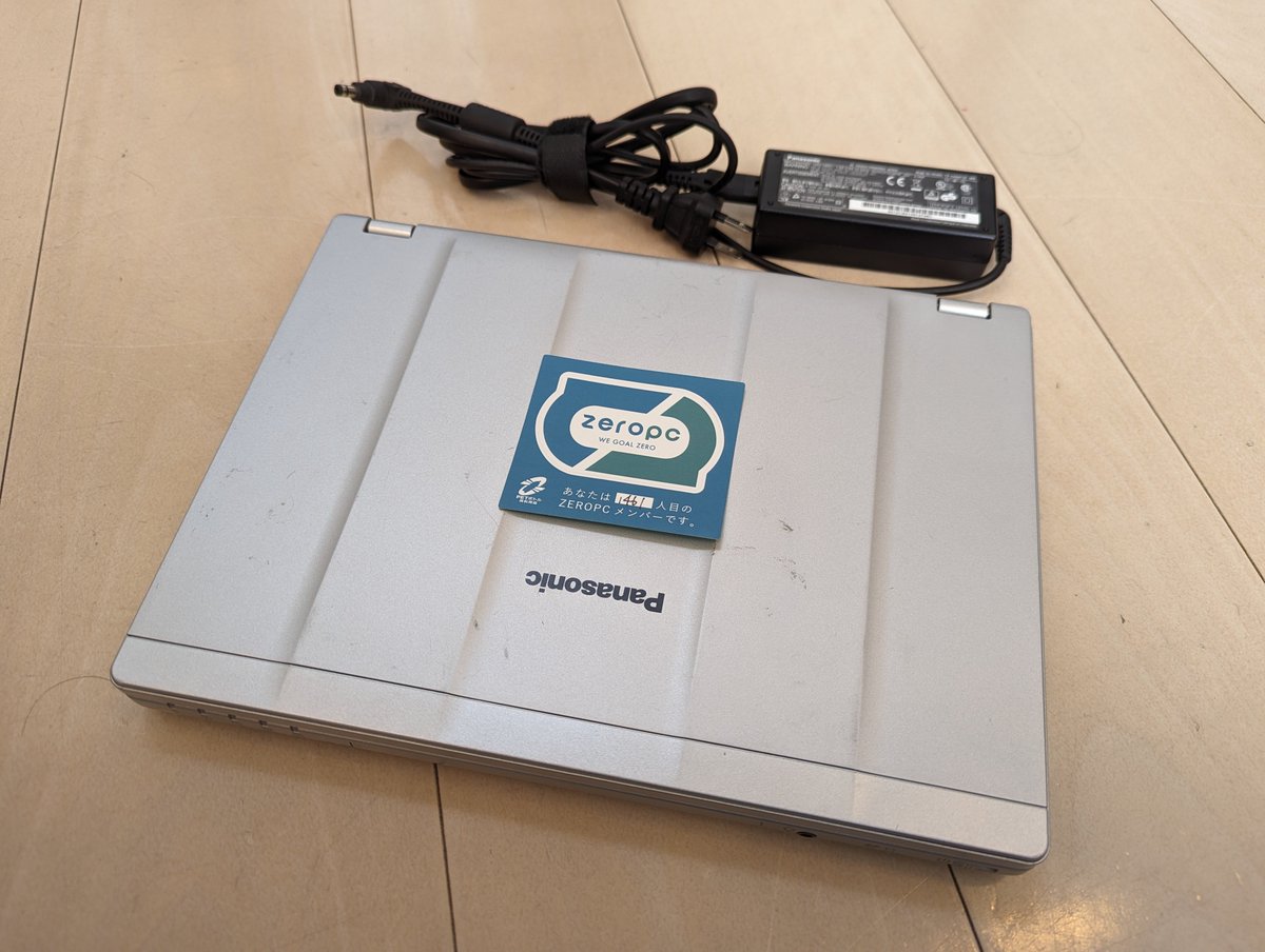 Abiru's tweet image. エシカルパソコン #ZEROPC を買ってみました。🤗