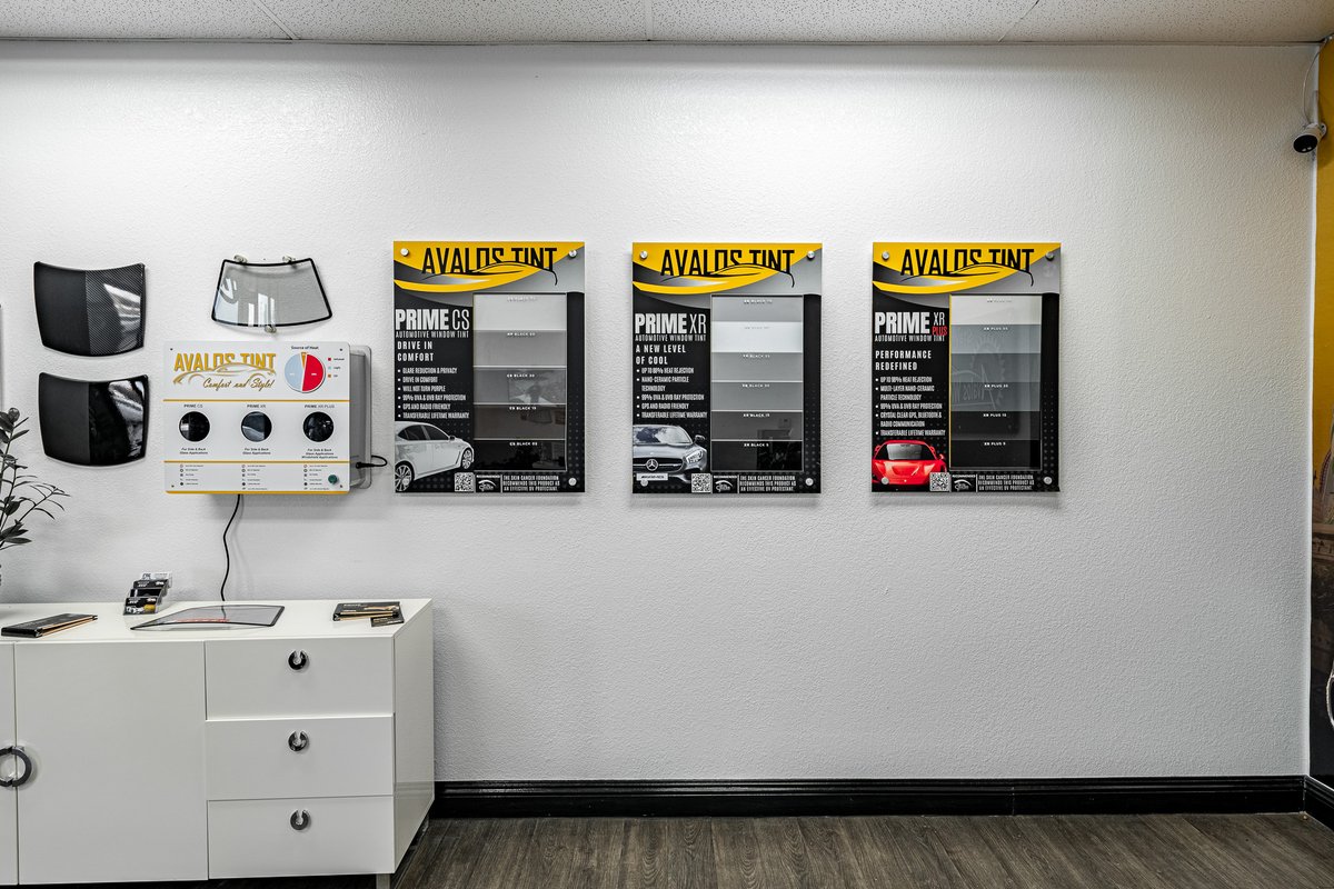 avalostint's tweet photo. 3 window tint option to choose from! come and feel the heat lamp to see the difference in heat performance. @XPEL @avalostint https://t.co/YBUzFx4bii