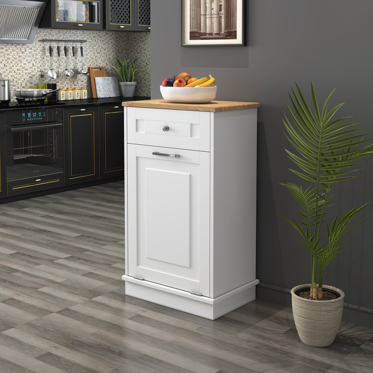 GoodyoBath's tweet image. Trash Bin Cabinet. One of the top sellers. 
#kitchenfurniture #trashbin