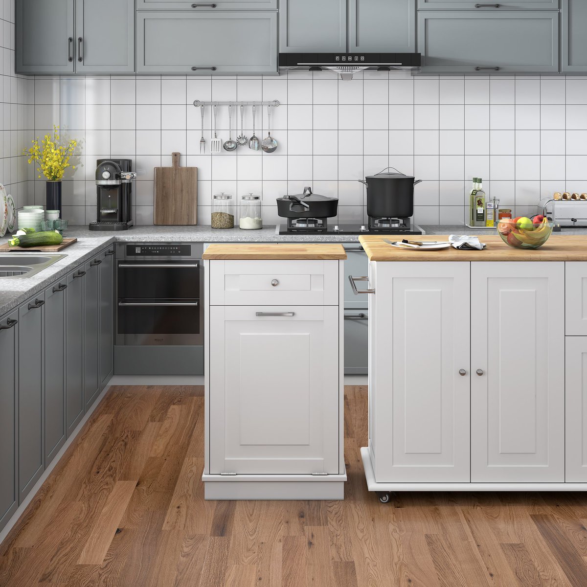 GoodyoBath's tweet image. Trash Bin Cabinet. One of the top sellers. 
#kitchenfurniture #trashbin