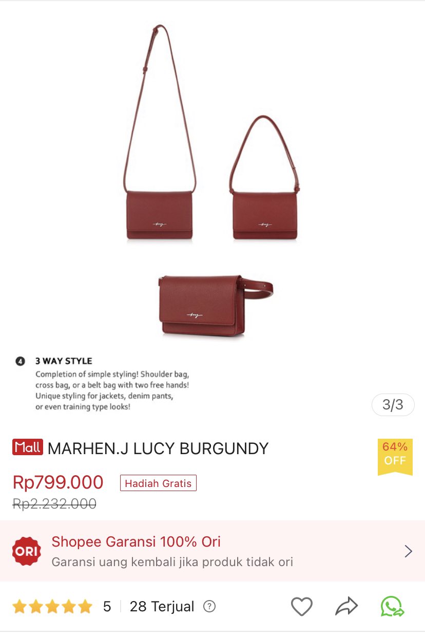 BerburuSale Base Diskon Kukka on X Marhen J Lucy Burgundy Rp799.000 https t LGqFbS9yJp https t qiBYvD1FgL X