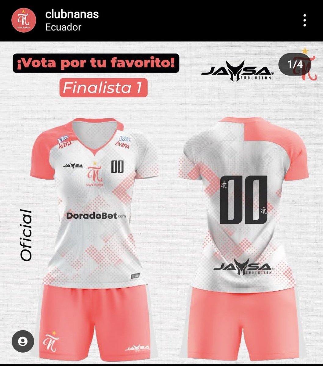 Estamos participando para la nueva camiseta del club ñañas me encantaría tu apoyo con un like en Instagram al finalista 1 👍🏻
instagram.com/p/Co-_231Ml7O/…