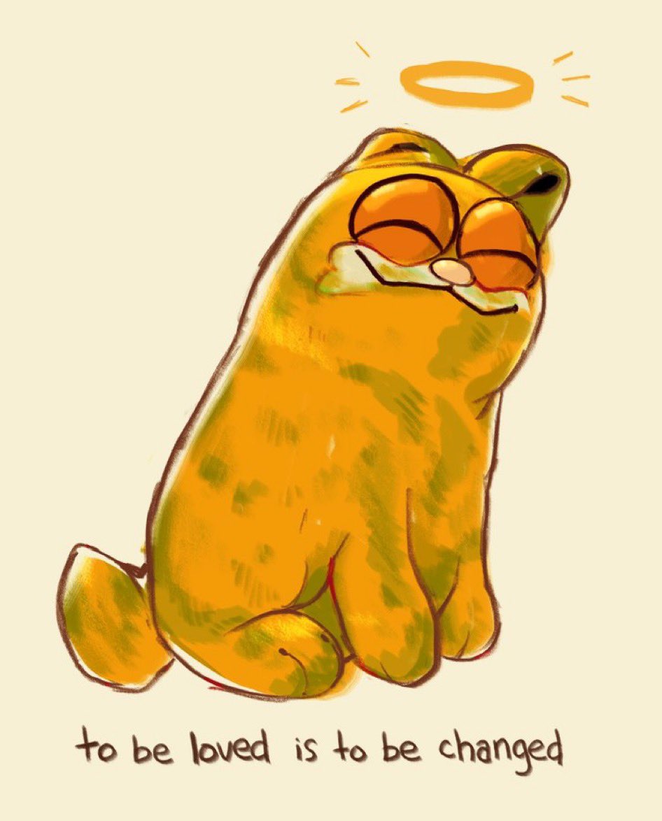 EreTheShadowcat's tweet image. “Why yes, I am in fact in complete disarray over well loved Garfield.”