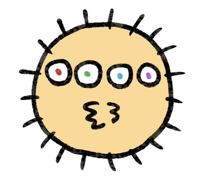 ChatGPTに考えてもらった自家製のアバター描いた  