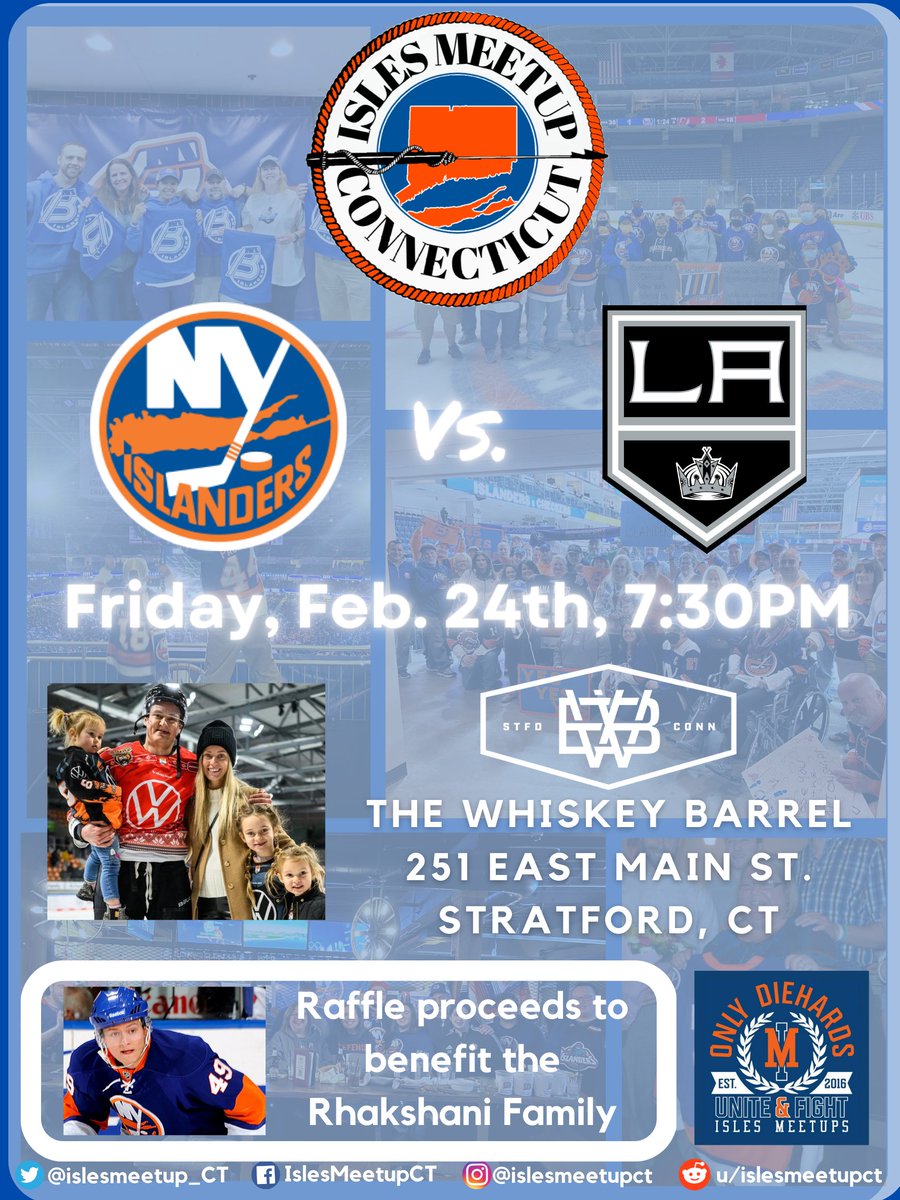 islesmeetup_CT's tweet image. Enter our raffle to benefit a former Islander

Win a player stick signed by tonight's GWG scorer Simon Holmstrom!

Other Prizes include:
@AHLIslanders Team Signed Jersey
Signed Potvin Socks
Bolduc Signed Stick
MacLean Signed Helmet
Plus #Isles swag, prize packs, giveaways &amp;amp; more!