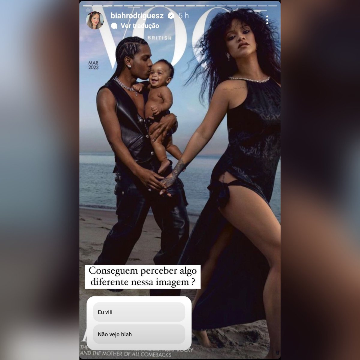 choquei's tweet photo. 🚨FAMOSOS: Biah Rodrigues, esposa de Sorocaba, criticou capa de revista em que Rihanna aparece na frente do marido. 

"Meu marido é a autoridade do meu lar (…) Sim, sou submissa". https://t.co/HRTdmAGpGn