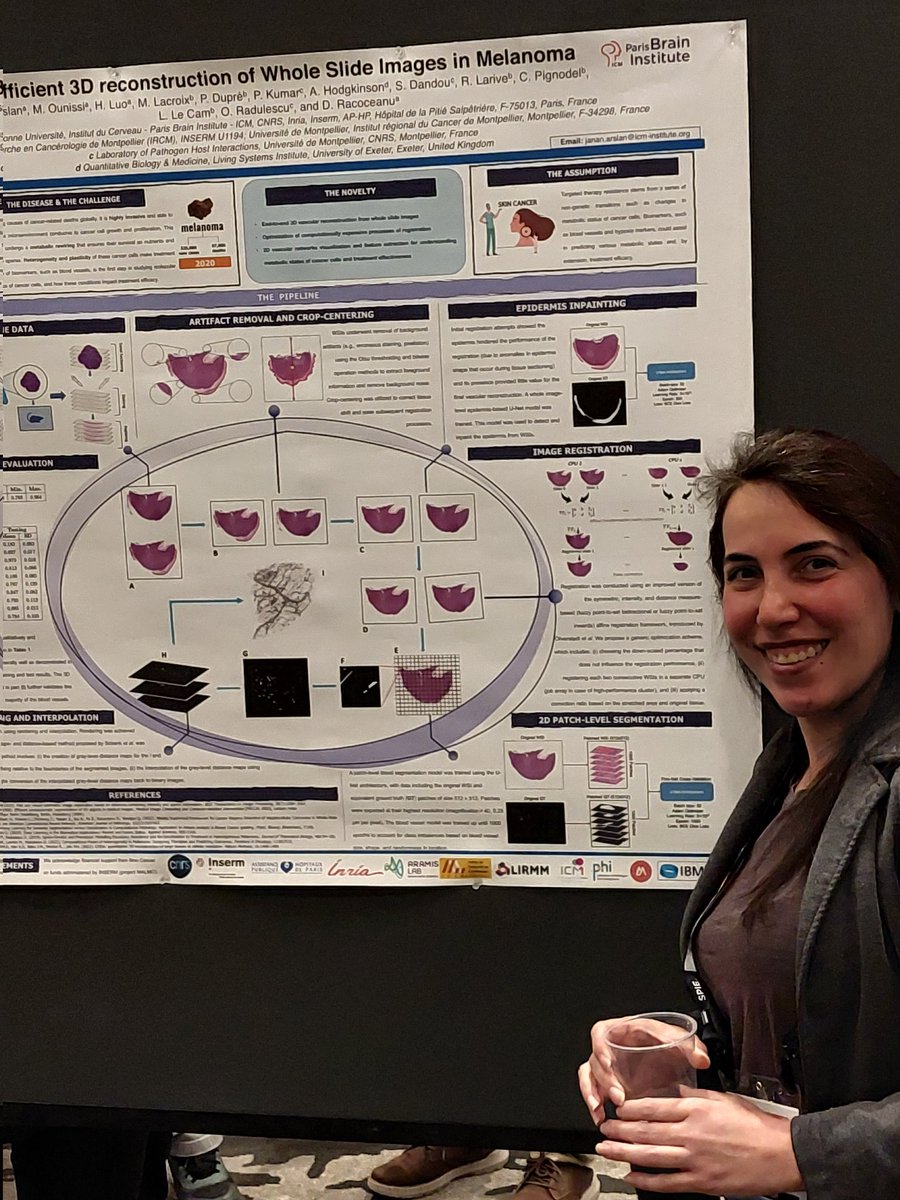 Janan Arslan presenting a new reconstruction method for whole slide images at #SPIEMedicalImaging <a href="/SPIEtweets/">SPIE</a> from <a href="/AramisLabParis/">ARAMISLAB</a>