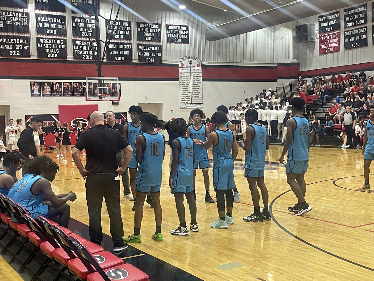 Not the way we wanted the season to end but proud to come to Sonoraville to support our <a href="/SKG_JagsBB/">Seckinger Mens Basketball</a> in their first ever state playoff game.