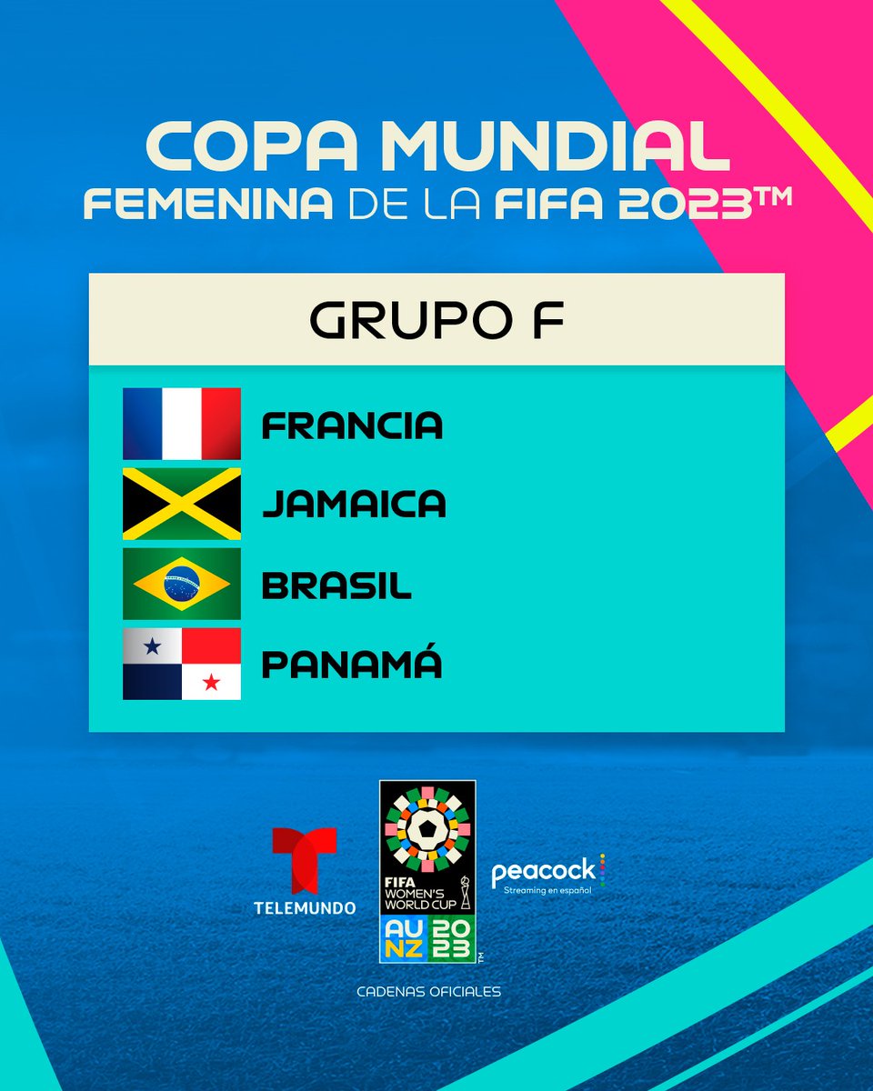 TelemundoSports's tweet photo. 😳 ¡Un grupo espectacular en la Copa Mundial Femenina de la FIFA™!
✅ @fepafut se clasificó por primera vez y tendrá duelos imperdibles en la @FIFAWWC 🏆
👀 ¿Su debut? ¡Contra Brasil 🇧🇷!
💬 ¿Podrán pasar a la siguiente ronda?
#WWCTelemundo #FIFAWWC https://t.co/BEFoP8TN3j