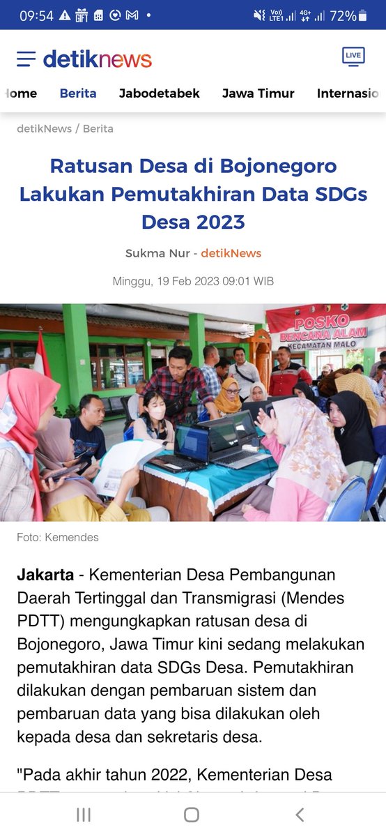 SimsonSirumapea's tweet photo. Pemutakhiran Data SDGs Desa https://t.co/0vxKFO17f6