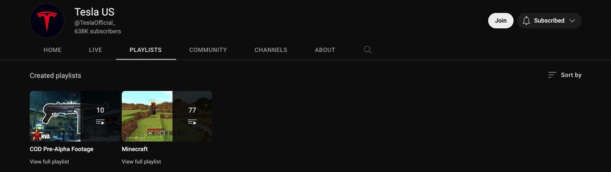 TrollNation_yt's tweet photo. @NerosCinema @TeamYouTube I can still see these two playlists on the account https://t.co/lpfEzhH6bw