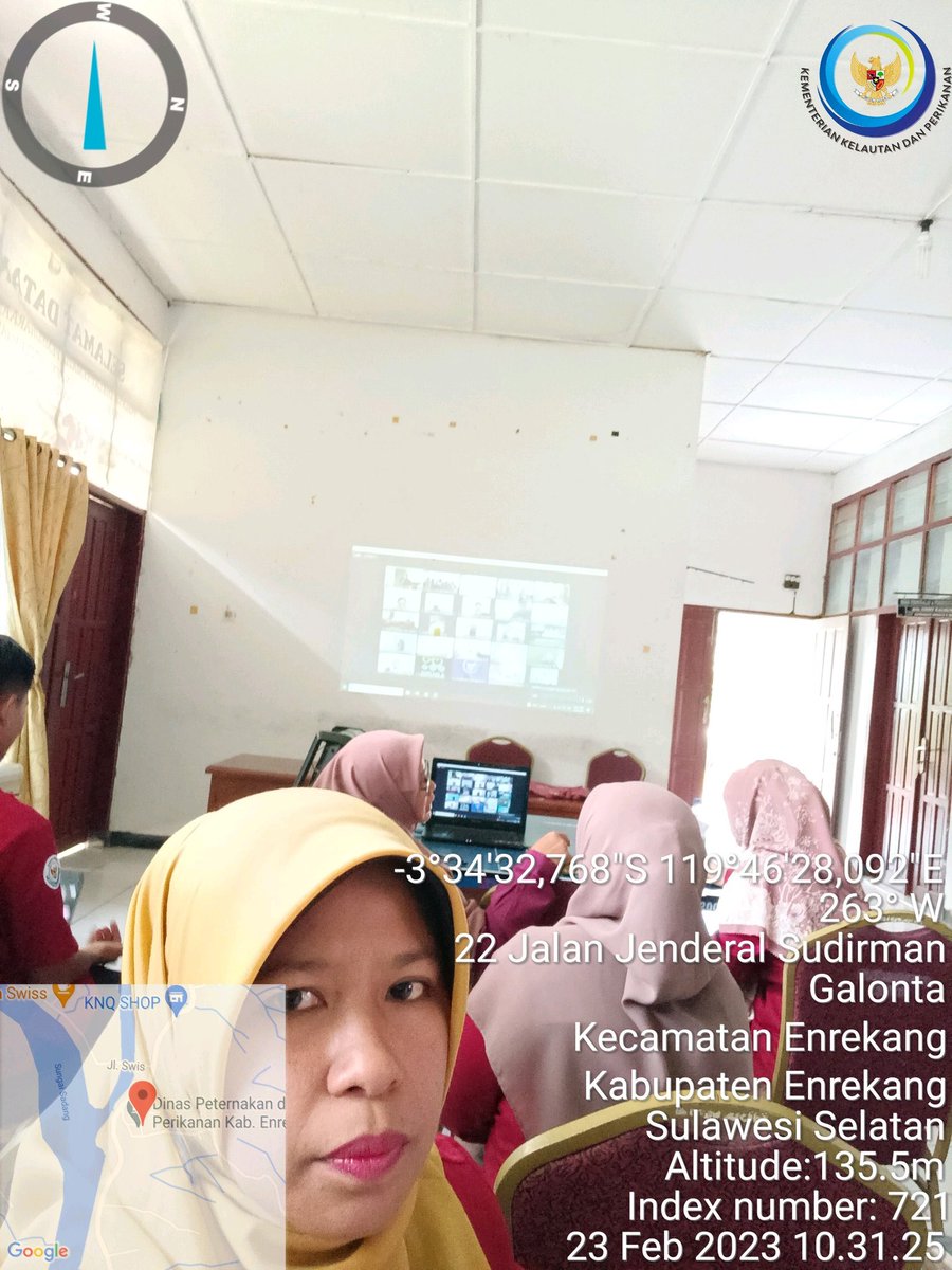 Hasmini10's tweet photo. Kamis, 23 Februari 2023, hasmini,S.Pi.,https://t.co/TSQy6dwjyG.Luhkan kab.Enrekang l. Kegiatan mengikuti zoom dengan tema temu koordinasi  pendampingan program prioritas KKP tahun 2023
#Luhlapor 
#GiatLuhkanSatminkalMaros
@brsdm_kp 
@BRPBAP3_Maros https://t.co/XCPZgOOWyG